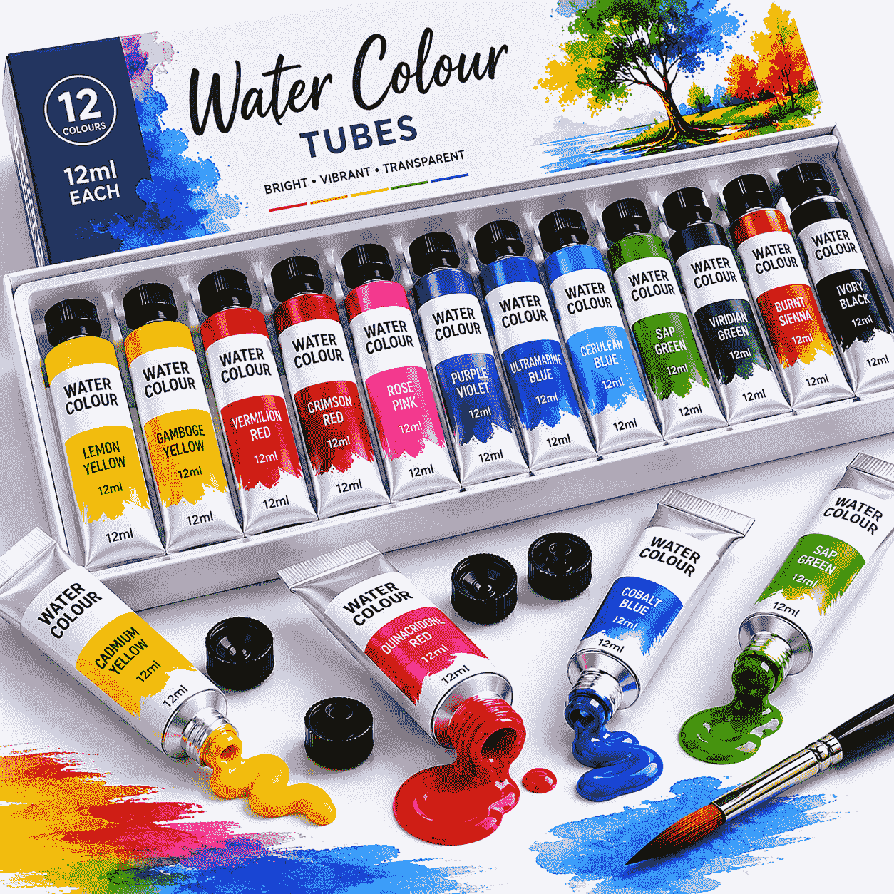 WATER COLOUR TUBES - Open Stock