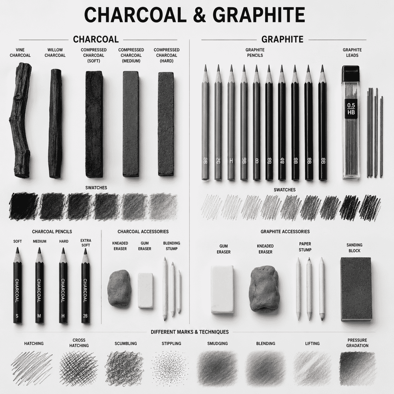CHARCOAL & GRAPHITE