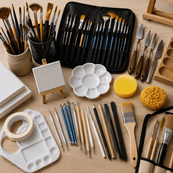 BRUSHES & PAINTING TOOLS