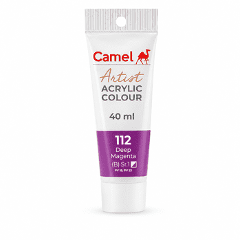 Camel Artist Acrylic Colour Deep Magenta